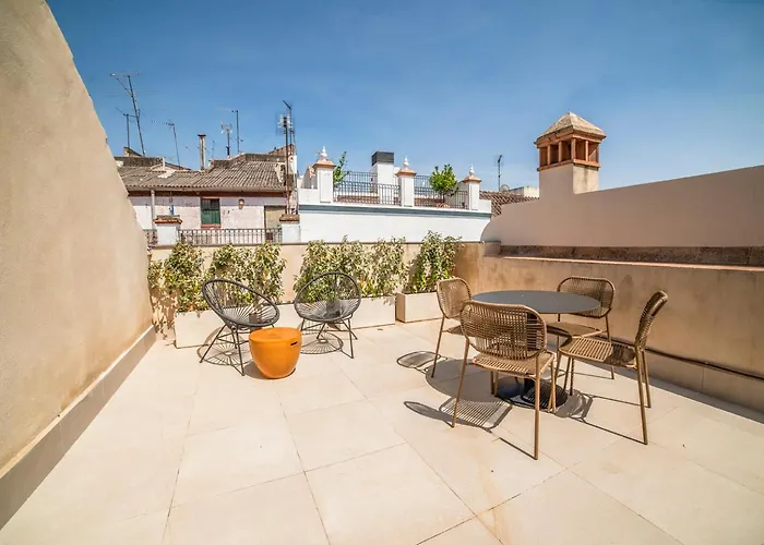 Lägenhet Patios De Feria - Jacarandas Sevilla